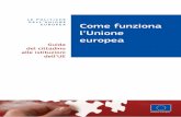 LE POLITICHE DELL’UNIONE EUROPEA Come funziona … · decisionali a istituzioni comuni da loro stessi create, in modo che le decisioni su questioni specifiche di interesse generale