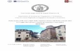 Università degli Studi di Napoli Federico II · Appartiene alla zona sismica II ... le pareti portanti ... L’intervento di messa in sicurezza della facciata ha previsto la chiusura