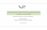 Il recepimento della Direttiva 2012/27/UE in materia di ... · Valutazione delle istanze finalizzate al riconoscimento dei Certificati Bianchi ... (CAR) 12 Evoluzione delle r p ...