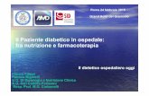 Il Paziente diabetico in ospedale: fra nutrizione e ...aemmedi.it/wp-content/uploads/2017/01/2015_02_24_nutrizione... · ricalcano quelle indicate in generale per la popolazione italiana
