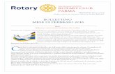 Anno Rotariano 2015-2016 ROTARY CLUB PARMA · È presente sul territorio nazionale con 58 Associazioni territoriali. Si ripromette di far evolvere il attuale ruolo ... Il ruolo della