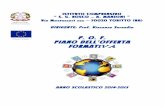 P. O. F. PIANO DELL’OFFERTA FORMATIVA - Toritto · Via Montessori snc – 70020 TORITTO ... › Perché garantisce un raccordo pedagogico tra le diverse scuole del Circolo, ...