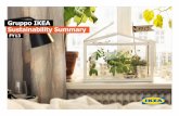 Gruppo IKEA Sustainability Summary · 2014-01-27 · 0 6 una Vita PiÙ SOStEnibilE in CaSa 0 5 mESSaggiO di StEVE 0 9 ... abbiamo la straordinaria ... vivere una vita più sostenibile