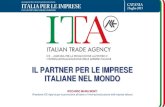 IL PARTNER PER LE IMPRESE ITALIANE NEL MONDOst.formazione.ilsole24ore.com/a/...Riccardo-Maria-Monti-ICE-SLIDE.pdf · canale di accesso informativo per le imprese. ... marchi di qualità