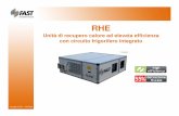 RHE ITA [Modo de Compatibilidade] - arfit.pt · con circuito frigorifero integrato. La legislazione vigente sul risparmio energetico negli edifici: ... Evoluzione del RCF: • Aumento