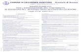 COMUNE DI FALCONARA MARITTIMA Provincia di Ancona d’imposta 2013 (dichiarazione dei redditi 2014), il patrimonio mobiliare e il patrimonio immobiliare. In caso di certificazione
