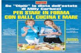 Su “Dipiù” la dieta dell’estate di Milly Carlucci per ...manolonannini.netsar.it/wp-content/uploads/2012/10/Dipiu2_6_agosto.pdf · un toccasana, specie per ridurre i centimetri