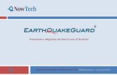 Prevenzione e mitigazione dei danni in caso di Terremoto · Cos’è! un Sistema di prevenzione che, senza falsi allarmi, ... Non si sa, ad esempio, che non è necessario un grande