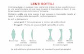 4 Lezione Lenti - Welcome to Bugianens' Maccaja...personalpages.to.infn.it/~solano/didattica/CTF/3a_Lezione_Lenti.pdf · R 1 e R 2 ! raggi di curvatura di una lente, ossia i raggi