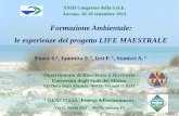 Formazione Ambientale: le esperienze del progetto LIFE ...lifemaestrale.eu/public/news/documenti/121_WPVbp.pdf · attivare momenti di EDUCAZIONE E FORMAZIONE AMBIENTALE Azioni MirAtE