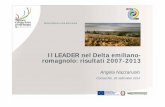 Il LEADER l D lt iliIl LEADER nel Delta emiliano ... · percorsi di educazione ambientale ... risultati dell’edizione 2014 Eventi ed escursioni in ... Turismo sostenibile Cura e