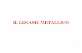 12 legame metallico - larafinelli.people.ing.unibo.itlarafinelli.people.ing.unibo.it/Lucidi 2008-2009/legame metallico.pdf · Proprietà dei metalli Metalli Metalloidi Non metalli.
