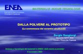 Sezione MAT–ING Centro Ricerche Faenzaeboals.bologna.enea.it/matform/Mat/Sangiorgi.pdf · Lavorazione in verde Colaggio Ente per le Nuove tecnologie l’Energia e l’Ambiente Unità