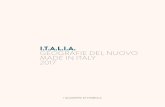 I.T.A.L.I.A. GEOGRAFIE DEL NUOVO MADE IN ITALY 2017 · La riproduzione e/o diffusione parziale o totale delle informazioni contenute nel presente volume è consentita ... creatività