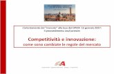 Competitività e innovazione - fioto.it slides 17aprileEXPOSANITApptx.pdf · Competitività e innovazione: come sono cambiate le regole del mercato. Sandro Storelli – Segretario