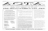 FINE DELLA GUERRA E UNA - fondazionersi.org · le negoziato del 19 marzo 1945 in Ticino, ad Ascona (doc. A) ... glese e tedesca. ... linea di armistizio operante dalla notte del 3