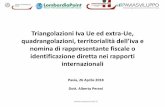 Triangolazioni Iva Ue ed extra-Ue, quadrangolazioni, territorialit  ... â€¢ Dal 01 gennaio 2021