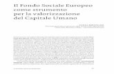 Il Fondo Sociale Europeo come strumento per la ... · Distribuzione geograﬁca degli obiettivi Fig. 2: Distribuzione geograﬁca degli obiettivi ... tutto dell’occupazione qualificata.