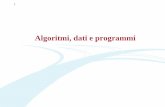 Algoritmi, dati e programmi - ccrma.stanford.eduapinto/LEZIONE_04_ALGO.pdf · Ogni problema di elaborazione di informazione è caratterizzato da ... 2 nel Medioevo, ... Un linguaggio