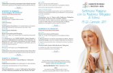 Celebrazione Eucaristica presieduta da don Vittorio de ... · Buongiorno Maria Momento per i ragazzi delle scuole ore 8.30 Lodi mattutine dalle 8.45 alle 10.00 Spazio per la preghiera