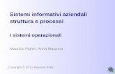 Sistemi informativi aziendali - struttura e applicazioni fileSlide 5 Organizzazione della conoscenza • Obiettivi – Centralizzazione del trattamento delle informazioni di supporto