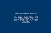 carta dei servizi passenger service charter 2016 · la politica ambientale di aeroporti di puglia ... l’indirizzo più comune in tema di ... dell’aeroporto di Bari; • efficientamento