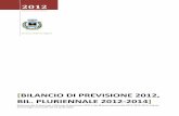 Bilancio di previsione 2012, bil. pluriennale 2012-2014 · Relazione del Sindaco per il Bilancio di previsione 2012 e ... Bilancio Pluriennale 2012-2013-2014 Pag. 1 ... non superino