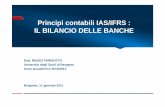 Principi contabili IAS/IFRS : IL BILANCIO DELLE ?? Renzo Parisotto 3 Indice degli argomenti trattati