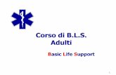 Corso di B.L.S. Adulti - .2 Corso di B.L.S. Adulti Basic Life Support Lezioni teoriche Addestramento