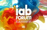 Presentazione di PowerPoint - iab.it · sponsorizzazione Happy Hour 4. Operazioni di visibilità ... • Possibilità di caricare la presentazione sul sito e App IAB Forum 2017