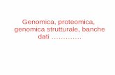 Genomica, proteomica, genomica strutturale, banche · 1866 Mendel scopre i geni 1944 il DNA è il materiale genetico 1951 prima sequenza di una proteina (insulina) ... 1997 genoma