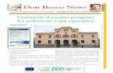 Don Bosco News - icprimocircolovv.gov.it · Il nostro lavoro rientra nell’ambito del progetto Pon “Red@zione per comunicare”. Si tratta di una delle ... “Alimentiamo lo sport”