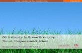 Gli italiani e la Green Economy - arpae.it · Questa ricerca Assocomunicazione ed ... I CAMBIAMENTI CLIMATICI (STAGIONI IMPAZZITE, TROPICALIZZAZIONE...) L'INQUINAMENTO DELL'ARIA IL