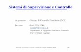 Sistemi di Supervisione e Controllo - diee.unica.iteusai/didattica/SisSupControllo/SisSupContr-DCS.pdf · Dipartimento di Ingegneria Elettrica ed Elettronica Università di Cagliari.