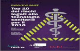 EXECUTIVE BRIEF Top 10 dei rischi legati alle tecnologie … · L’utilizzo sicuro delle tecnologie sanitarie —dalle siringhe ai monitor al letto del paziente, ai sistemi informativi
