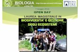 LAUREA MAGISTRALE IN BIODIVERSITA’E GESTIONE DEGLI …europa.uniroma3.it/biologia/documenti/f6a8e133-2786-4435-9539-4a6f... · Bioindicazione e Monitoraggio ambientale Conservazione