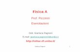 Prof. Piccinini Esercitazioni - ISHTARishtar.df.unibo.it/Uni/bo/scienze/all/pagnoni/stuff/Pdf/Esercizi... · 6ˆ 4ˆ 2 ˆ = + − = − + = − + r r r Esercizi non svolti in aula