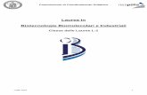 Laurea in Biotecnologie Biomolecolari e Industriali · Libri di testo consigliati: Petrucci, Herring, Madura, Bissonnette, “Chimica Generale”, Decima Edizione (2013), Editrice