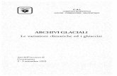 ARCHM GLACIALI Le variazioni climatiche ed i ghiacciai glaciali.pdf · Il Convegno si è svolto con il patrocinio di: Regione Autonoma Valle d'Aosta Assessorato dell' Ambiente Territorio