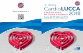 12° Meeting Cardio LUCCA - aristea.com · Dott. Francesco Maria Bovenzi Direttore di Unità Operativa Complessa di Cardiologia ed Emodinamica Azienda USL Toscana nord ovest Ospedale
