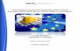 I principali strumenti finanziari dell’Unione Europea 2014 ... · cogliere alcune delle opportunità di finanziamento a disposizione per il periodo di programmazione 2014/2020,