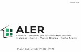 Piano Industriale 2018 - 2020585b9e67-51c4-4582-b371-c2d143d46ed0... · Business Plan 2018 –2020 ALER Varese ... predisposto in collaborazione con la Societ ... Il documento parte
