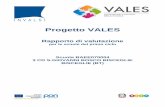 BAEE070004 - Rapporto di valutazione - - VALeS.pdf  La peculiarit  del progetto VALES, rispetto