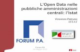 L’Open Data nelle pubbliche amministrazioni centrali: l’Istatforges.forumpa.it/assets/Speeches/6611/lab_154_opendata_patruno.pdf · produttore di statistica ufficiale a supporto