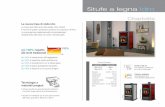 Stufe a legna Idro - lineafuoco.eu TECNICA TERMOSTUFE A LEGNA(1).pdf · La nuova gamma a pellet permette di automatizzare il riscaldamento della casa con pochi e semplici gesti. T