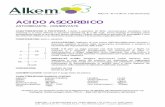 ACIDO ASCORBICO - alkemenologia.it · vitamina C, si trova nell’uva in quantità variabili da 10 a 160 mg/L. Trova impiego in enologia come ... tartrato di calcio) coll'impedire