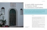 La porta della resurrezione di Antonio Masini a ...consiglio.basilicata.it/consiglioinforma/files/docs/48/89/92/... · I primi per ricordare il miracolo del bastone di ulivo piantato