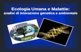 Ecologia Umana e Malattie - Università degli Studi di ... · Analisi dell’albero genealogico di 2 famiglie ... Geni associati con la biologia della mucosa e degli epiteli polmonari