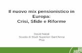 Il nuovo mix pensionistico in Europa: Crisi, Sfide e .Il nuovo mix pensionistico in Europa: Crisi,