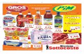 Una spesa SCONTA - supermercati pim roma · che di B.A. (Manzo) O 7,90 G Riscossa Pasta di Semola Formati Classici G 500 - AL KG 0,50 4 PEZZI 1,00 PEZZI PRESENTI IN AZIENDA 40.000